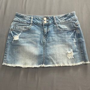 Jeans mini skirt